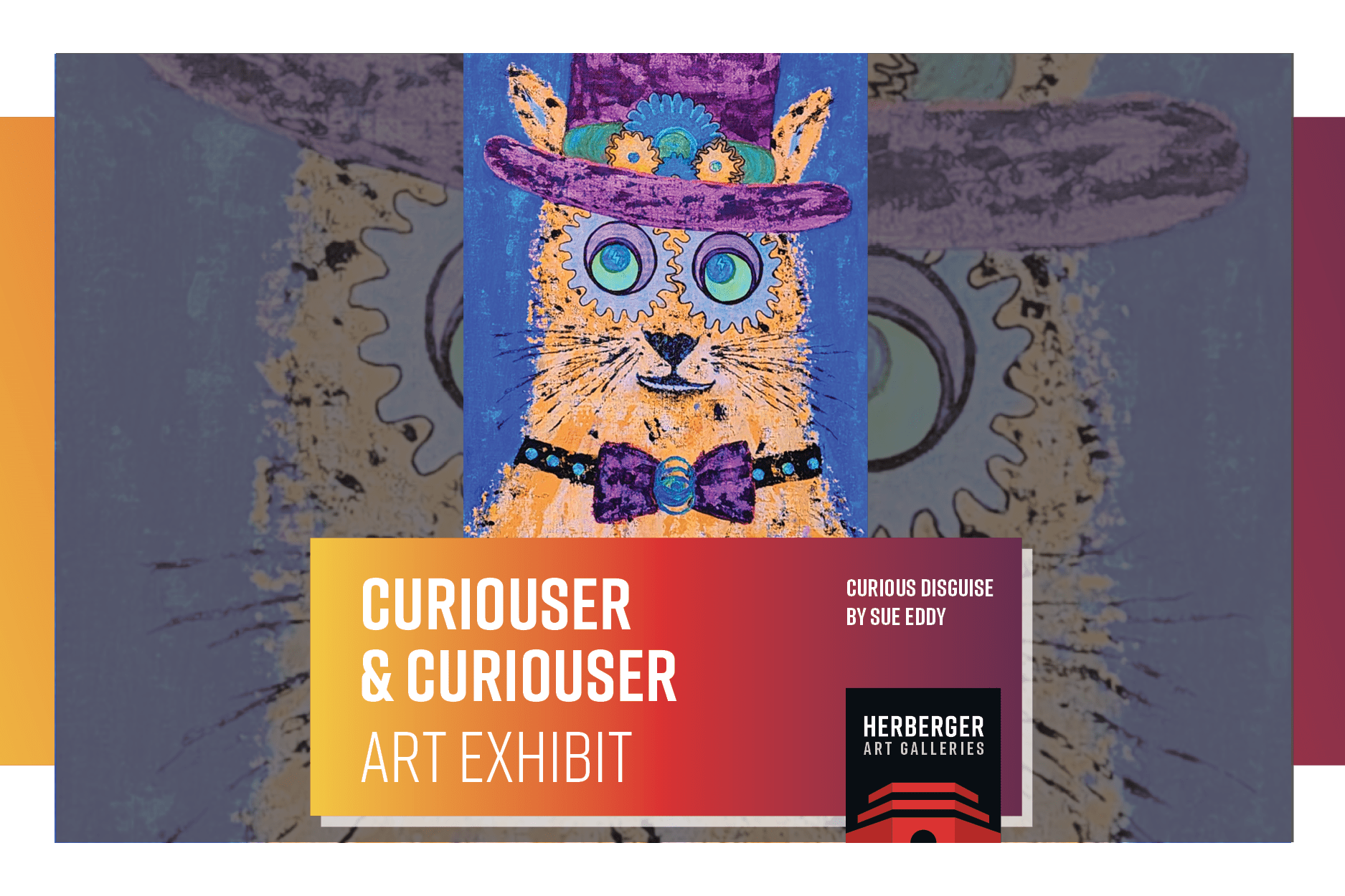 Curiouser & Curiouser Exhibit Poster Image