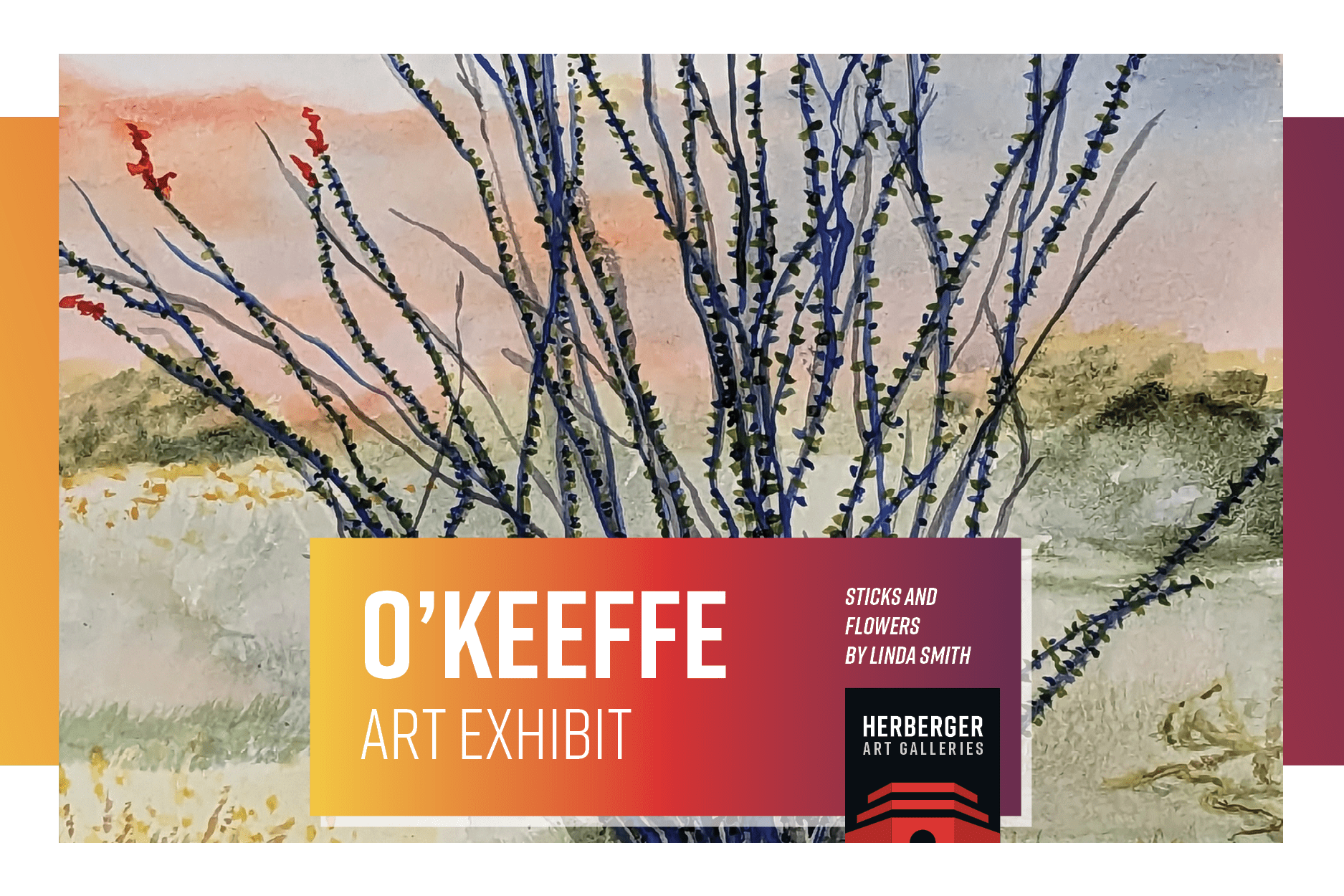 O’Keeffe Exhibit Poster Image