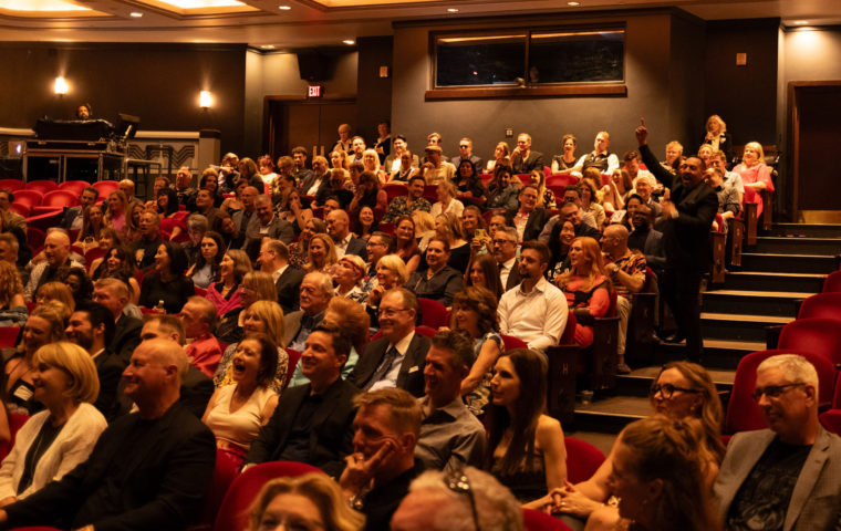 A live auction at the 11th Annual Plated & Staged fundraiser at the Herberger Theater in Phoenix, Arizona
