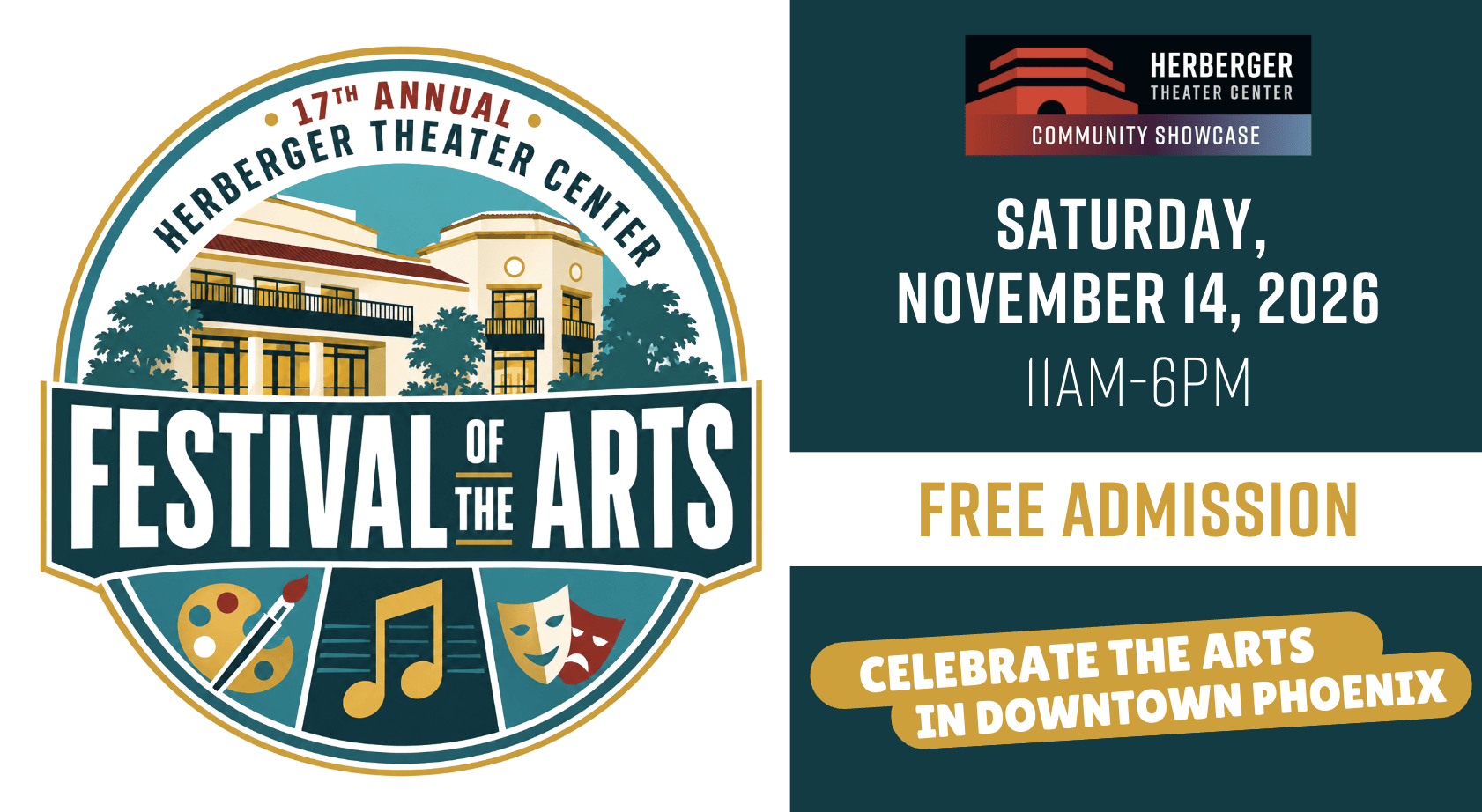 17th Annual Festival of the Arts Poster Image